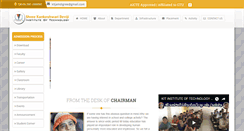 Desktop Screenshot of kit.org.in