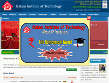 Tablet Screenshot of kit.edu.in