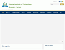 Tablet Screenshot of kit.edu.pk